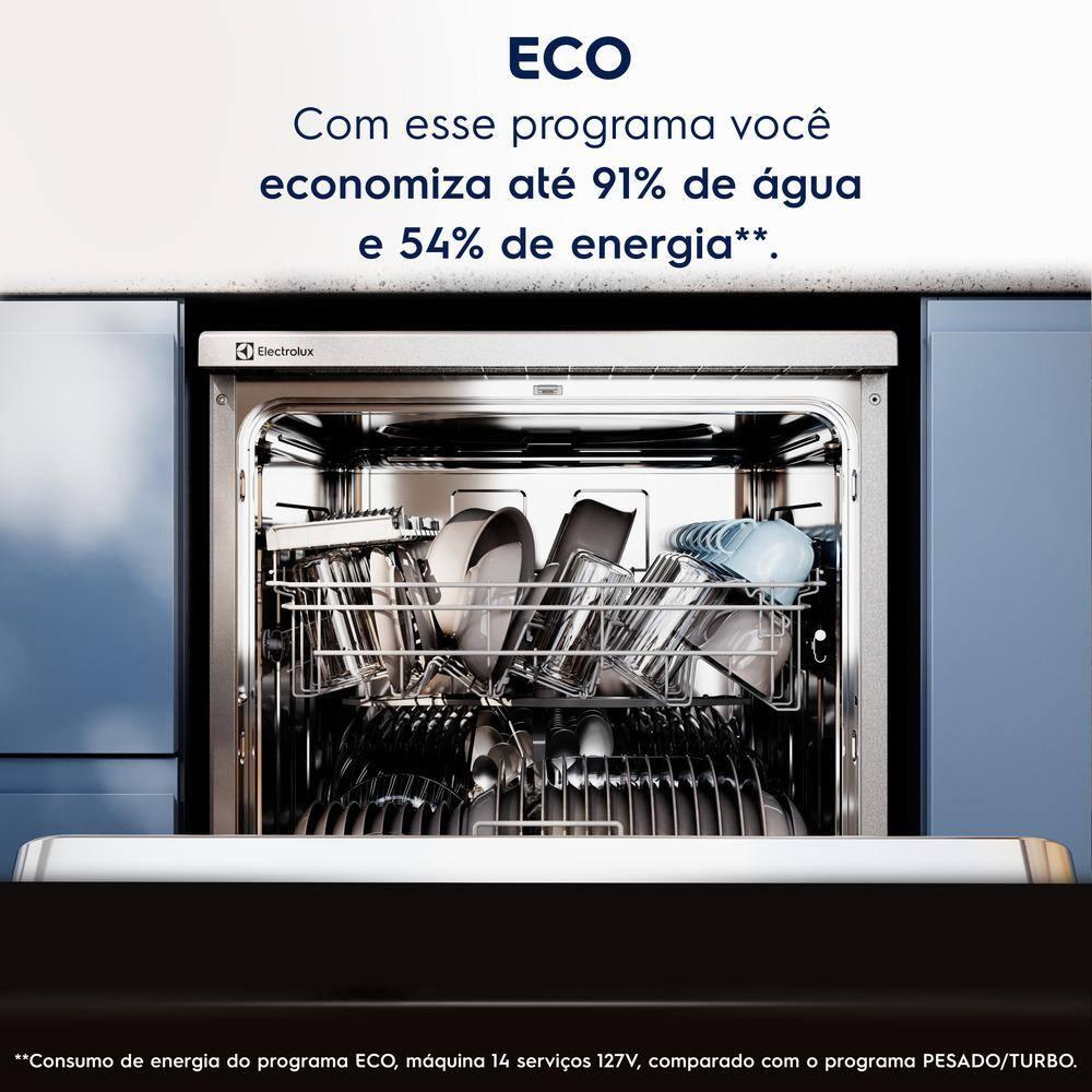 Lava-Louças Electrolux LS14E 14 Serviços Lava e Seca Inox - 7