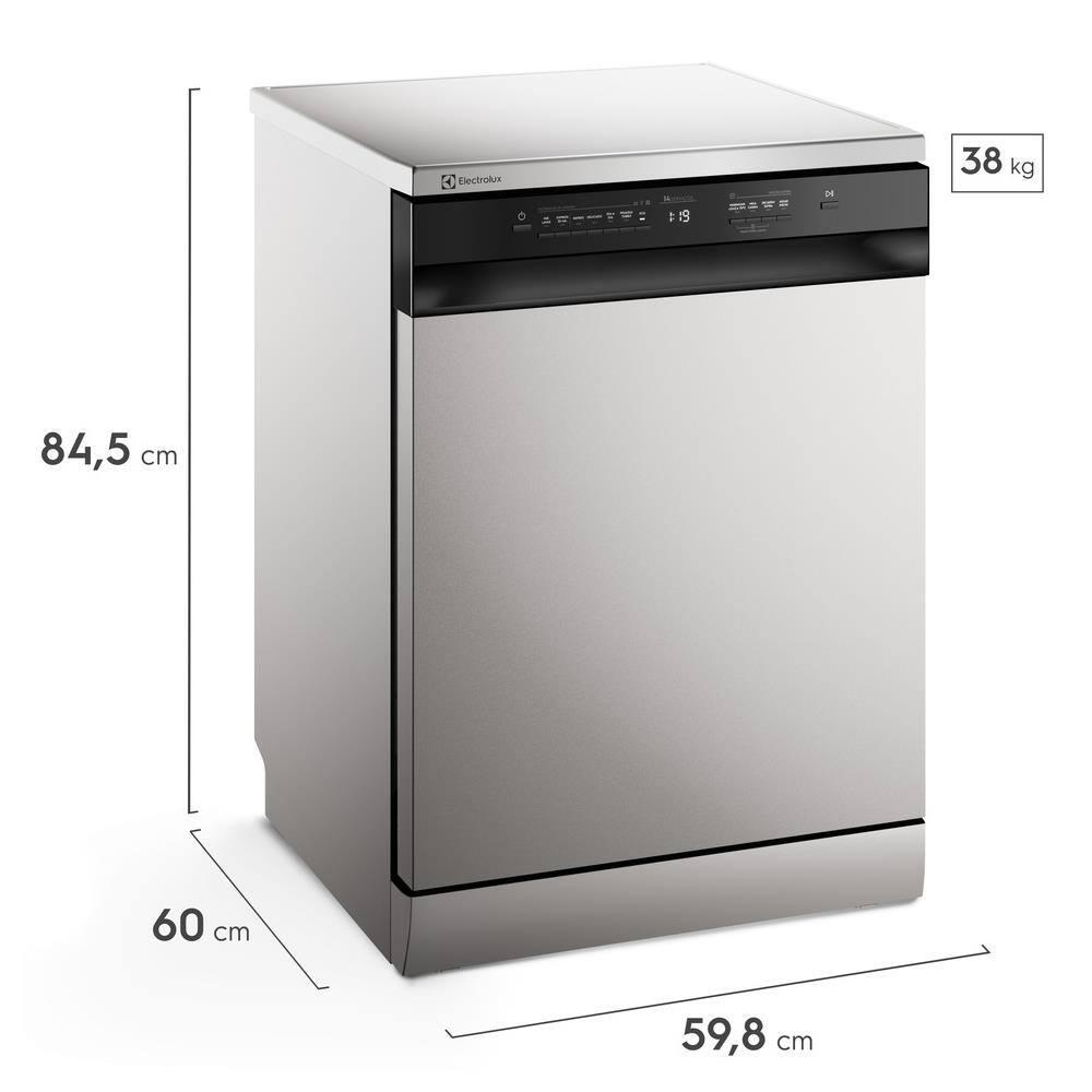 Lava-Louças Electrolux LS14E 14 Serviços Lava e Seca Inox - 9