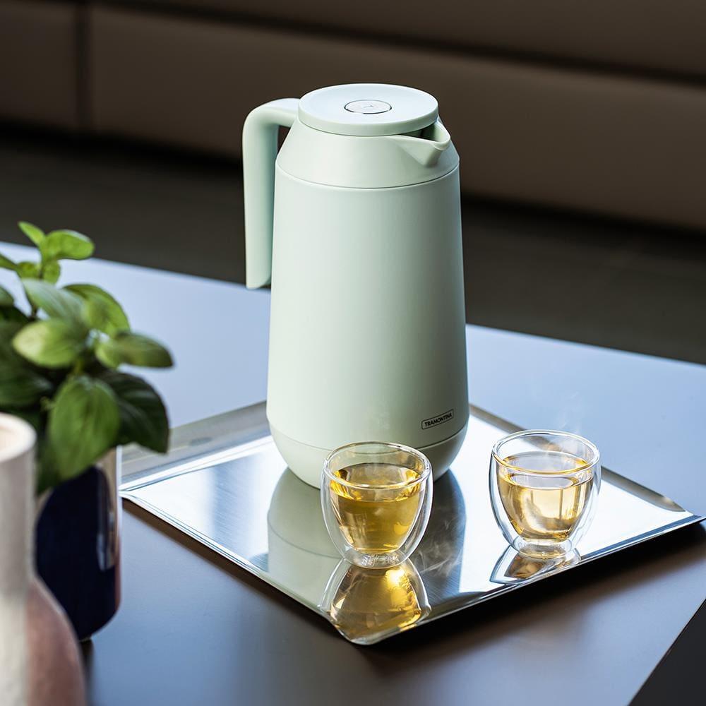 Bule Térmico Tramontina Exata em Aço Inox Verde – 1 litro - 9