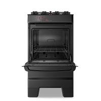 Fogão Esmaltec IDEAL Top Glass T4VAP Preto 4 Bocas com Mesa de Vidro e Acendimento Automático Forno 50L – Bivolt - 5