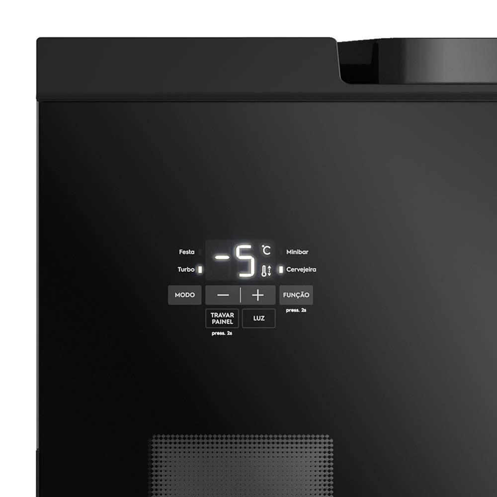 Cervejeira Home Bar Electrolux EB100 Frost Free 100L Porta de Vidro Preta - 6