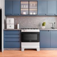 Fogão Esmaltec IDEAL Top T5IAB Branco 5 Bocas com Mesa de Inox e Acendimento Automático Forno 50L – Bivolt - 8