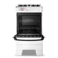 Fogão Esmaltec IDEAL Top T4IAB Branco 4 Bocas com Mesa de Inox e Acendimento Automático Forno 50L – Bivolt - 7