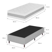 Cama Box Solteiro Umaflex Loreto - 8