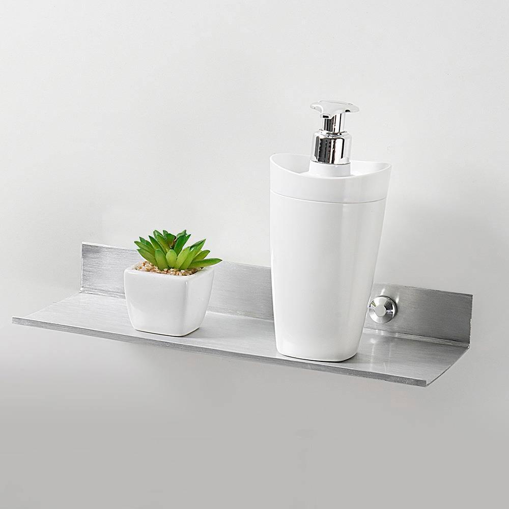 Prateleira Utimil em Alumínio Anodizado Cromado – 30cm - 3