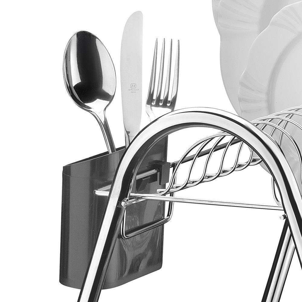 Escorredor de Louças 2 Andares Utimil com Tubo em Aço Cromado - 3