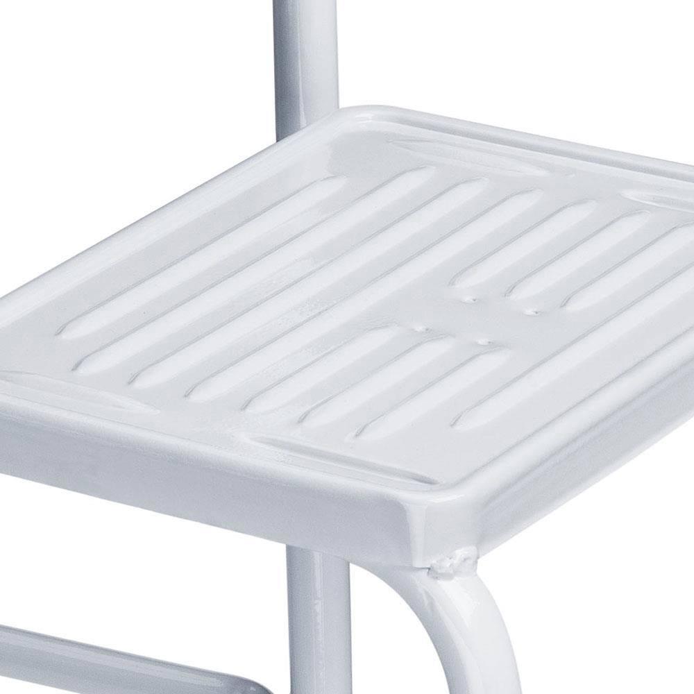 Banqueta Escada Utimil 2 Degraus - Branca - 2