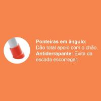 Escada Doméstica Utimil Maxiutil 2 Degraus - Branca - 3