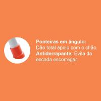 Escada Doméstica Utimil Maxiutil 3 Degraus - Branca - 3