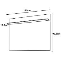 Painel Colibri Maia com 135 cm de Largura, Ideal para TV de até 55” - 4