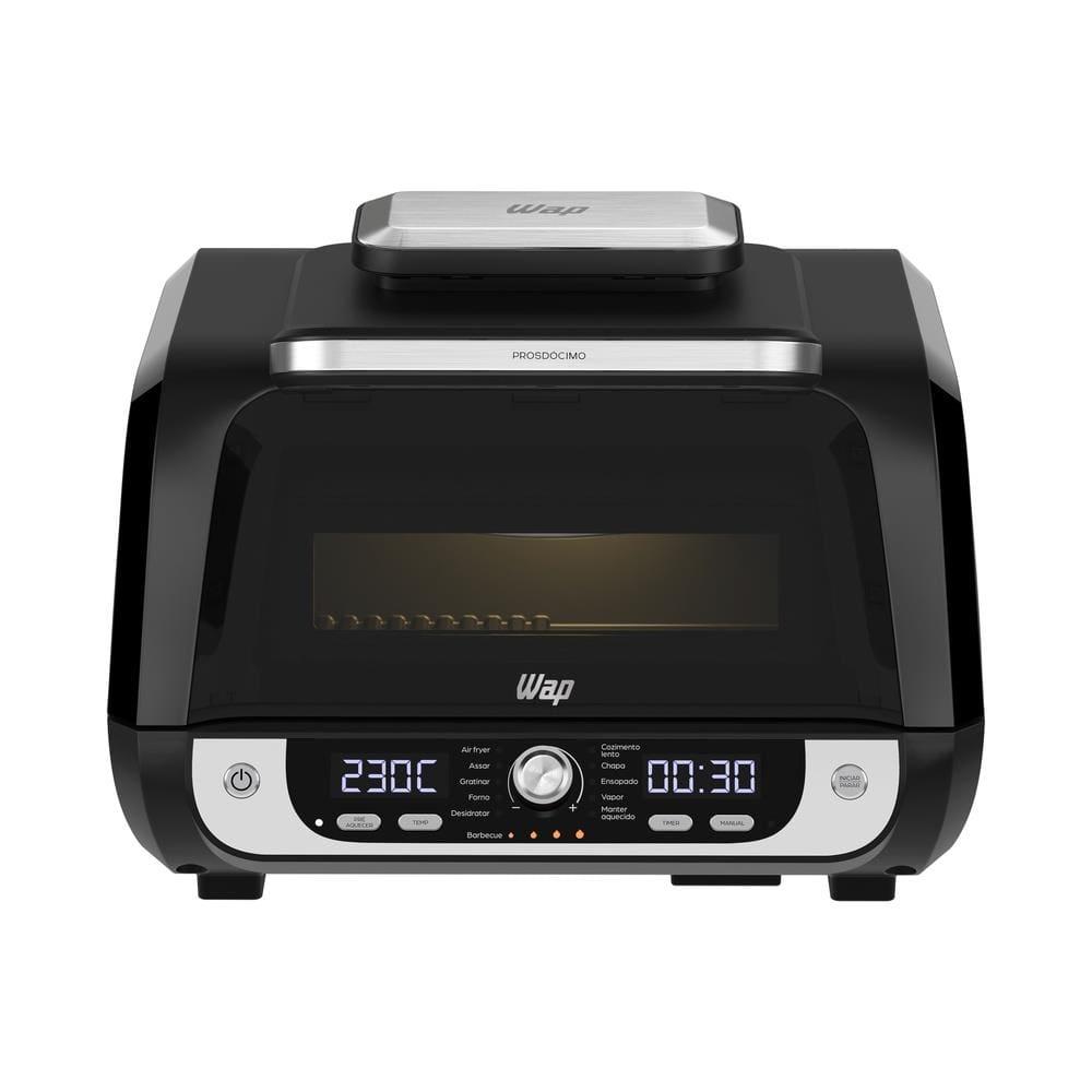 Fritadeira Air Fryer WAP Barbecue Digital 1700W 12 Funções Painel LED GrayStone Sem Óleo Sem Fumaça - 1