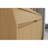 Balcão Nesher Simone Mendes com 2 Portas, 2 Gavetas e 1 Prateleira - 120cm de largura - Carvalho/Greige - 5