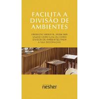 Painel de Ilha Nesher em MDF 15mm - 200cm de largura – Freijó - 6