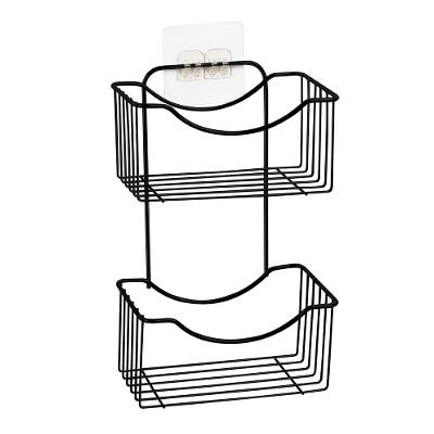 Suporte Porta Shampoo Parede 31x19x11cm Fixação Adesiva Aço Epóxi Fixação Adesiva