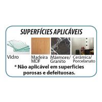 Porta Papel Toalha Utimil Chaleira Preto de Parede com Adesivo Visual Decorativo Prateleira Moderna - 3