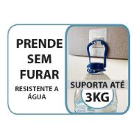 Porta Papel Toalha Utimil Chaleira Preto de Parede com Adesivo Visual Decorativo Prateleira Moderna