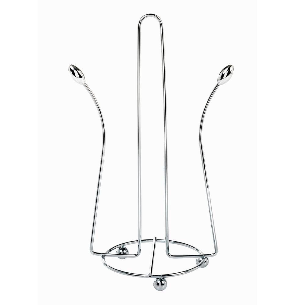 Porta Papel Toalha de Mesa Utimil Cromado Aço Brilhante Prático e Funcional - 1