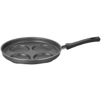 Frigideira 4 Ovos Multiflon em Alumínio com Revestimento Antiaderente – Grafite - 1