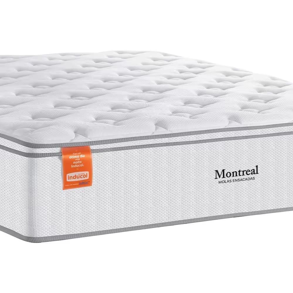 Cama Box Casal Queen Size MGA Itaflex Universal Colchão Inducol Montreal Europillow Molas Ensacadas SoftGel - 5