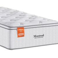 Cama Box Solteiro Inducol Montreal e MGA Itaflex 88x188 Molas Ensacadas Europillow Revestimento Malha - 5