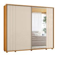 Guarda-Roupa Casal Madetec Dalí Com Espelhos 2 Portas de Correr 8 Gavetas Cabideiro Extensível Escada Retrátil - 2