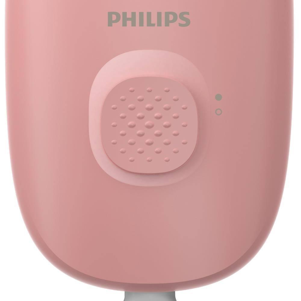 Depilador Philips Satinelle BRE229/00 Cabeça Lavável 2 Velocidades Capa Massageadora Banco e Rosa Bivolt - 3