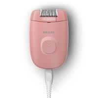 Depilador Philips Satinelle BRE229/00 Cabeça Lavável 2 Velocidades Capa Massageadora Banco e Rosa Bivolt - 1