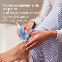 Depilador Philips Satinelle-C BRE247/00 Luz LED Cabeça Lavável 2 Velocidades Azul e Branco Bivolt - 8