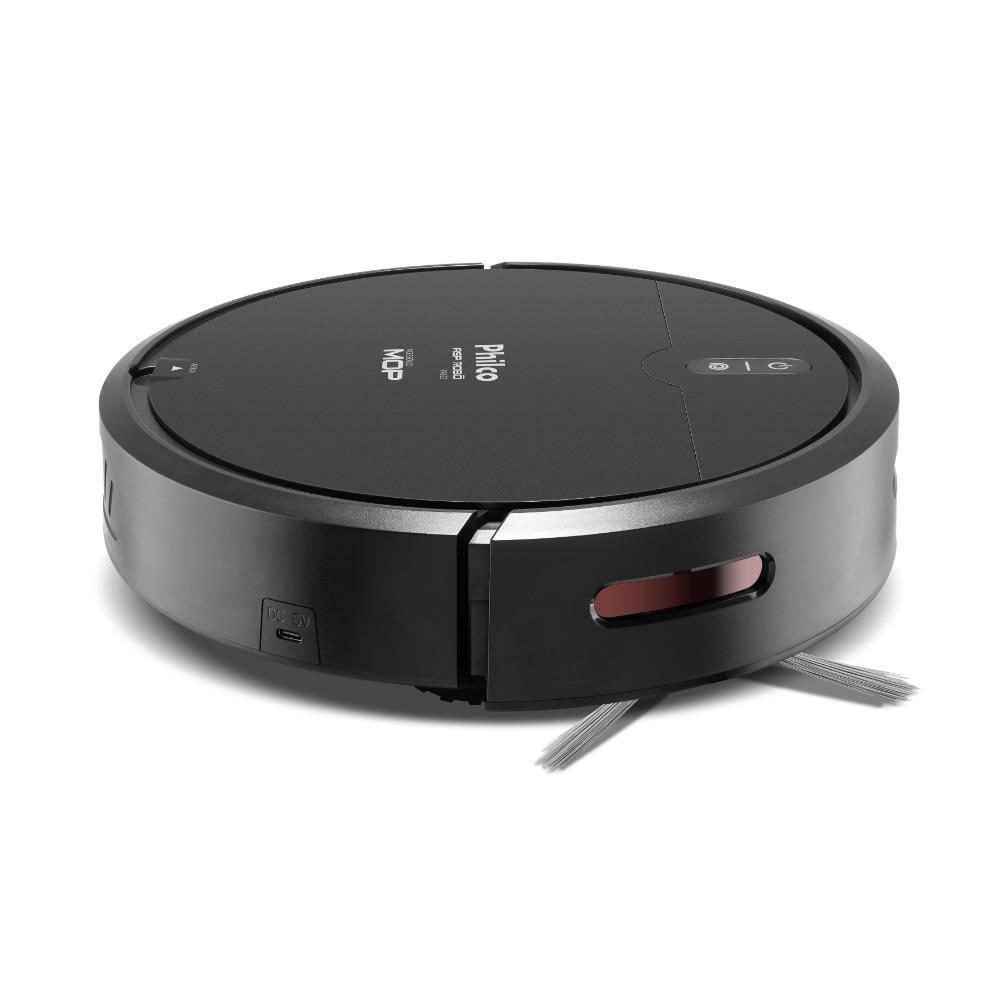 Aspirador Robô Philco PAS23 3 em 1 MOP 90min Sensor Antiqueda e Obstáculos Bivolt Preto - 3