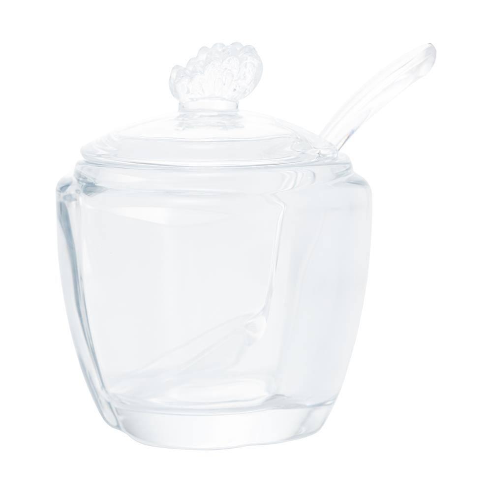 Açucareiro com Colher e Tampa Wolff Butterfly 130ml Vidro - 2
