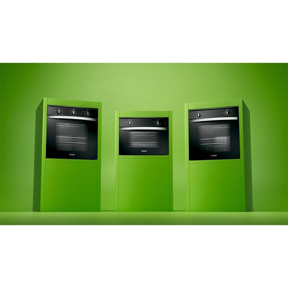 Forno Elétrico de Embutir Consul 47L COB47BE Porta Removível Timer Autodesligamento Luz Interna Preto - 9