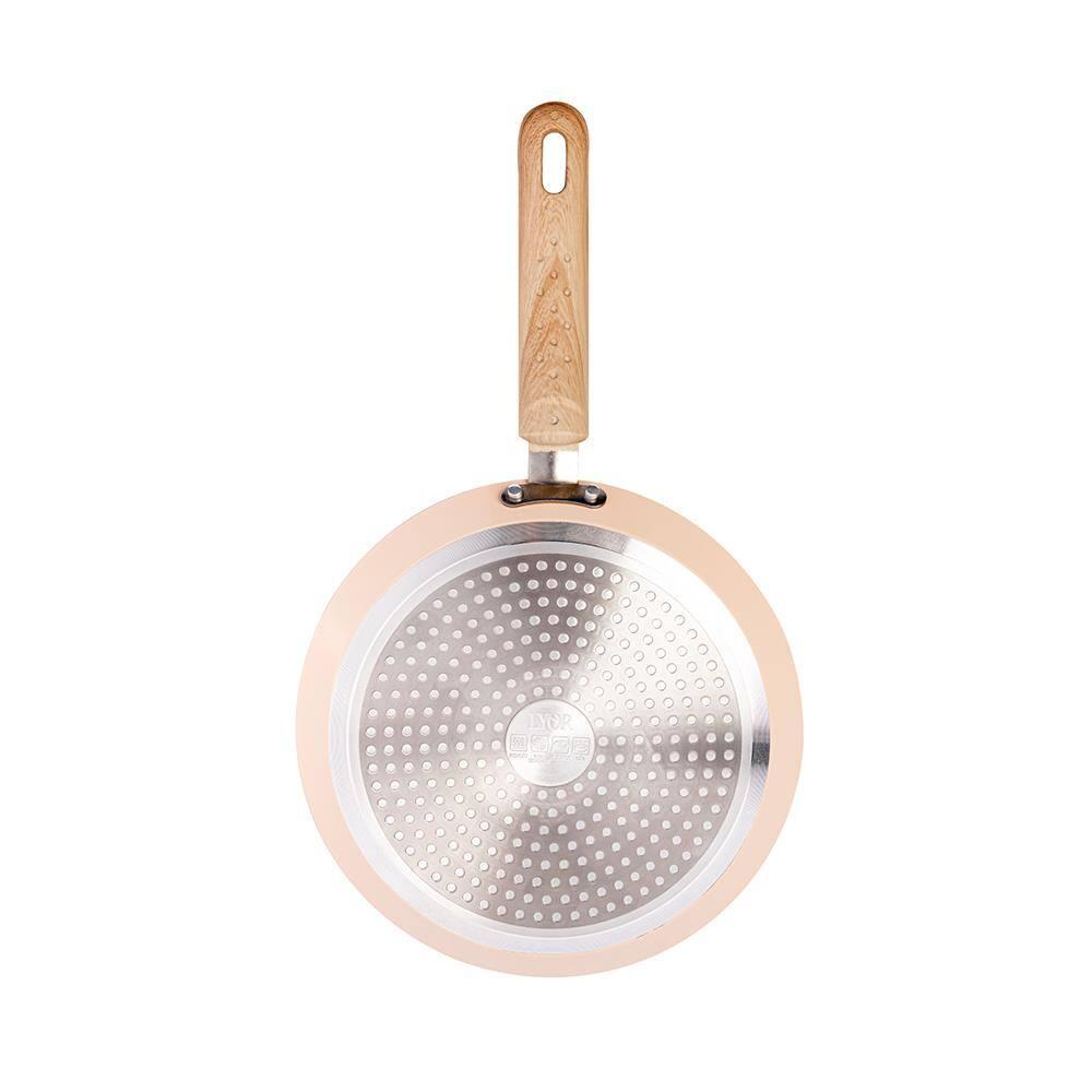 Tapioqueira de Indução Lyor Granito Chef 22cm Alumínio Revestimento Cerâmico Antiaderente Bege - 3