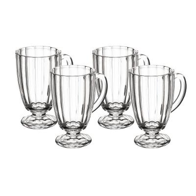 Conjunto 4 Taças para Cappuccino Wolff Classic 160ml Vidro com Design Transparente e Elegante