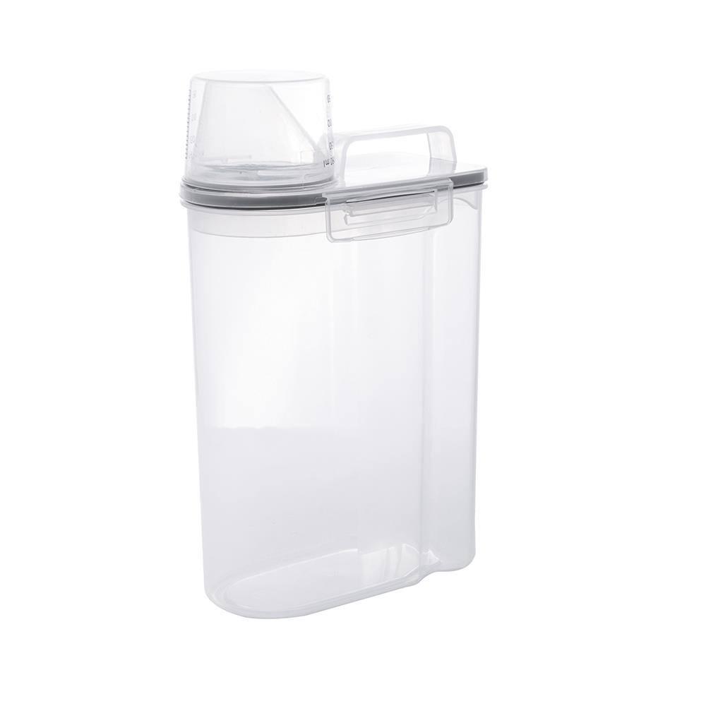 Pote Hermético Plástico Lyor My Box 2,5L Multiuso com Tampa Vedada e Copo Medidor - 1