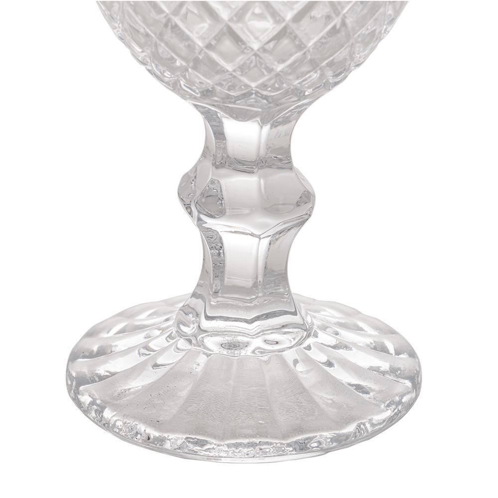 Conjunto 6 Taças Água Wolff Greek 320ml Vidro Sofisticada - 4