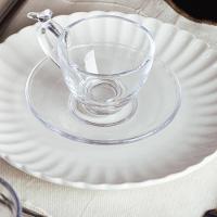 Conjunto 4 Xícaras de Chá Wolff Bird 180ml com Pires Cristal Ecológico - 6