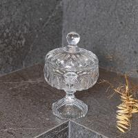 Potiche com Pé Wolff Louise Cristal 11x18cm Design Sofisticado - 3