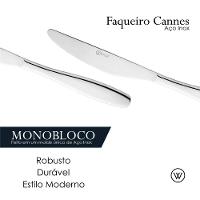 Faqueiro 30 Peças Aço Inox Wolff Cannes Design Sofisticado Alta Durabilidade - 4