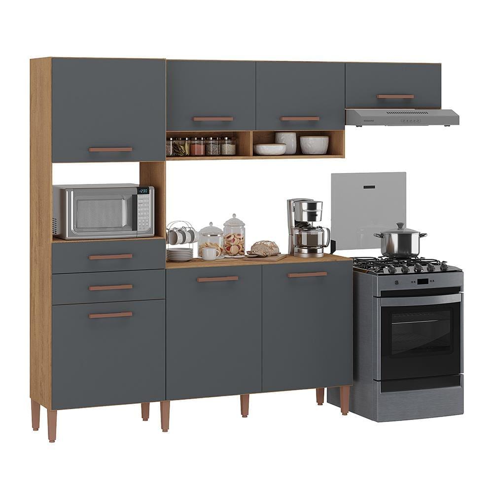 Cozinha Compacta Atualle Fortaleza 187cm 7 Portas 2 Gavetas MDP - 2