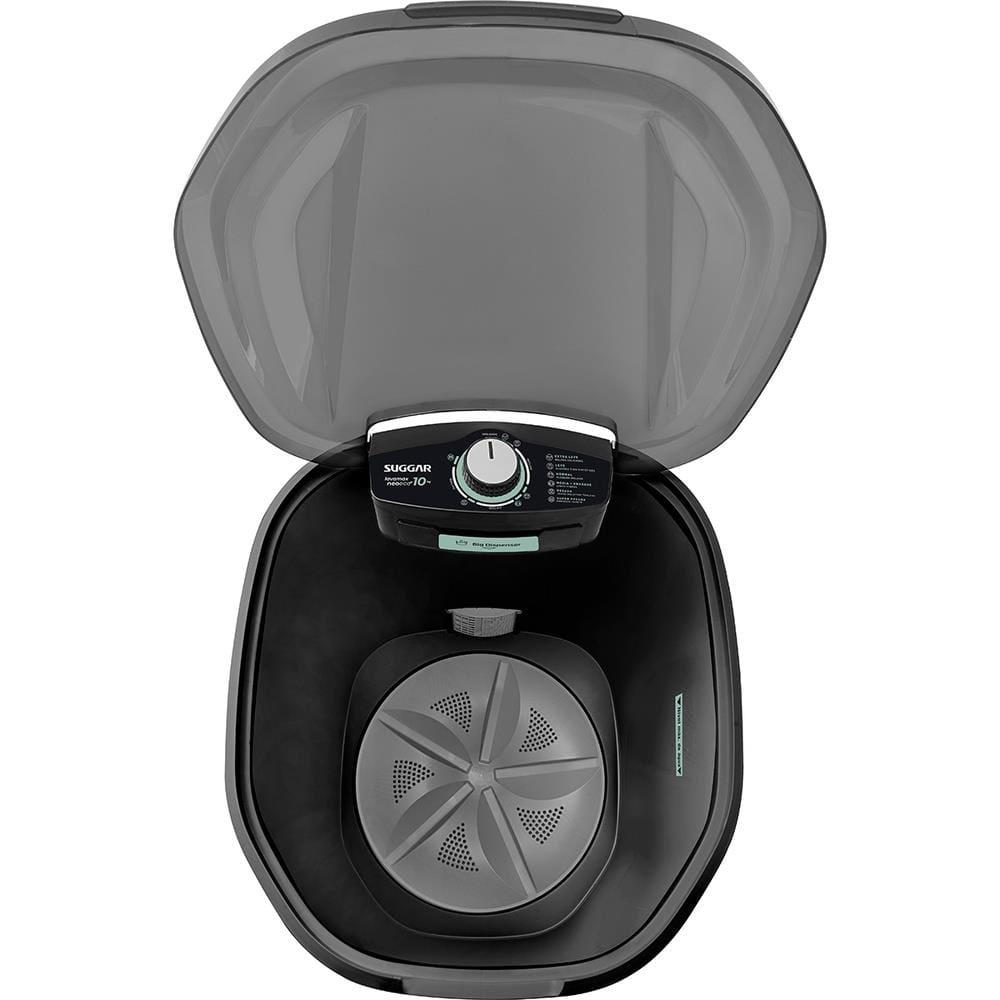 Lavadora Suggar Neo Eco 10kg 6 Programas de Lavagem 450W Preto - 4