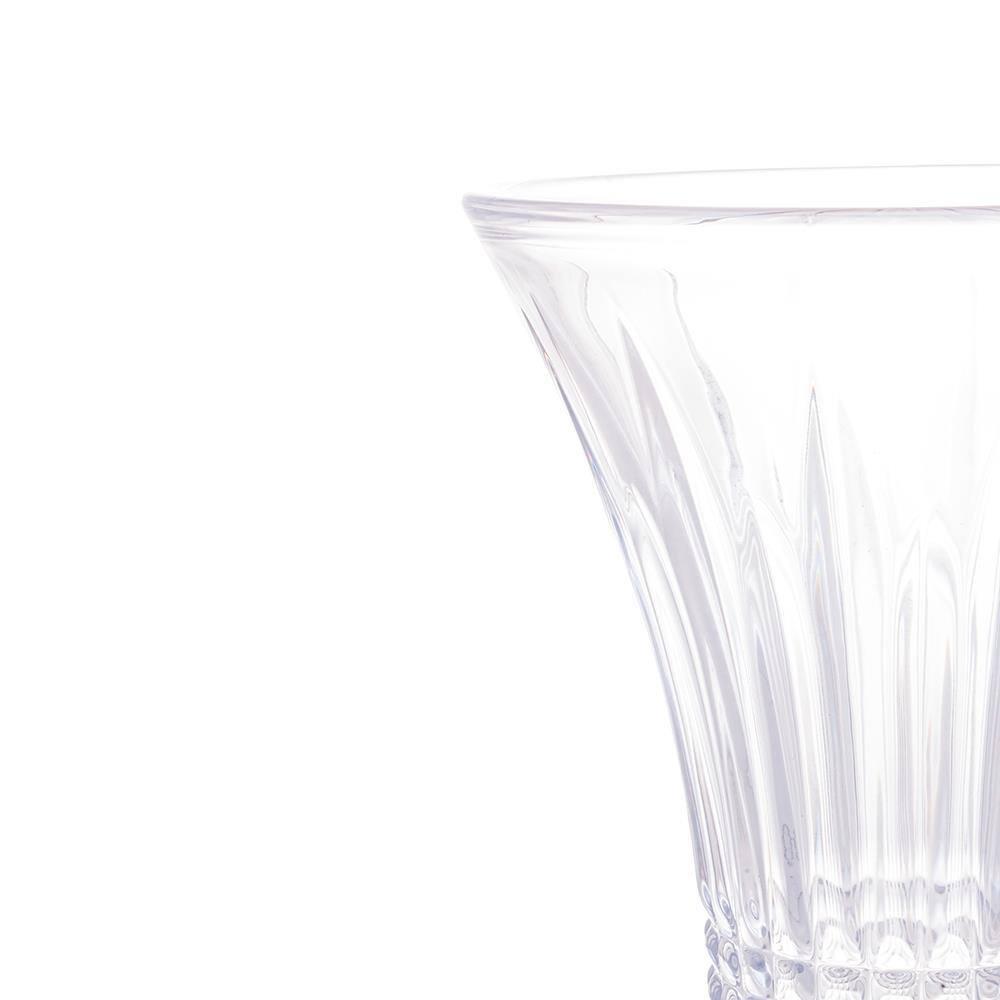 Vaso de Cristal Wolff Queen 24x14,5x14,5cm Design Elegante Alta Transparência - 4