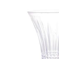 Vaso de Cristal Wolff Queen 24x14,5x14,5cm Design Elegante Alta Transparência