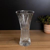 Vaso de Cristal Wolff Queen 24x14,5x14,5cm Design Elegante Alta Transparência - 5