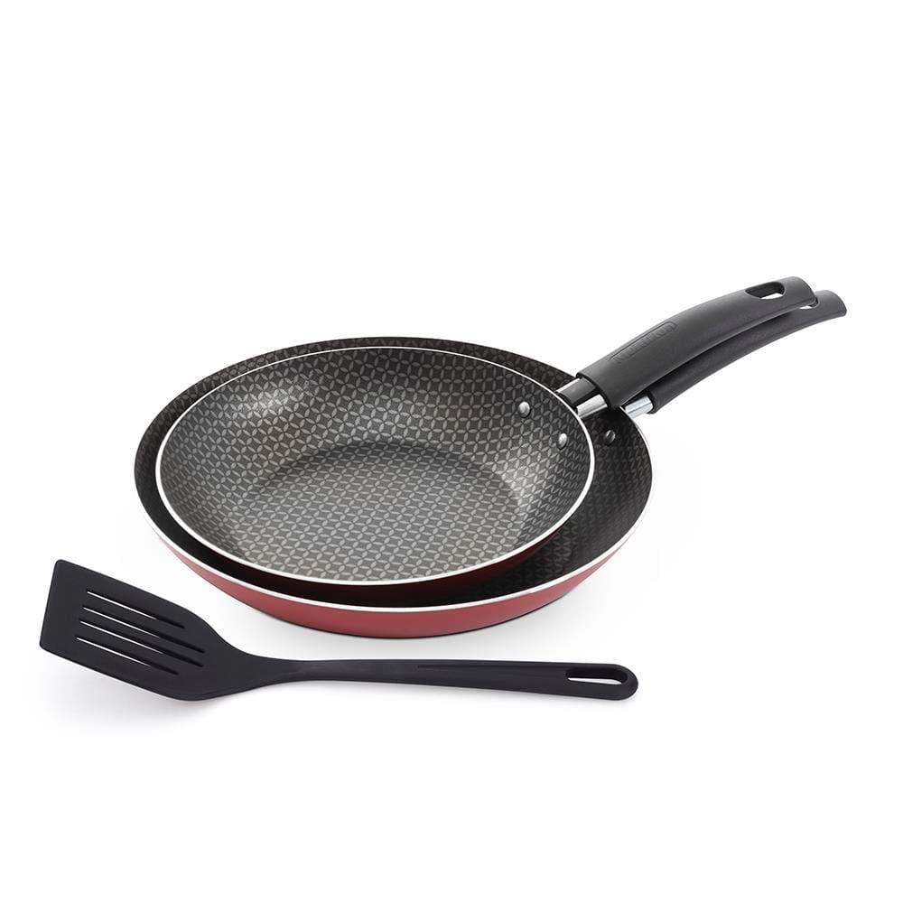 Conjunto Frigideiras Multiflon Gourmet 16cm e 20cm Antiaderente Ultra 7 Vermelha - 1