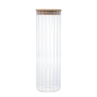 Porta Mantimento Wolff 1,3L Vidro Borossilicato Tampa Bambu - 2