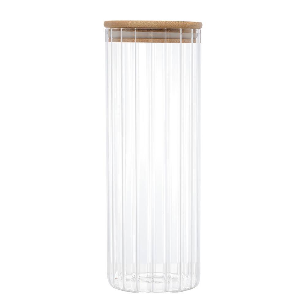 Porta Mantimento Wolff 1,1L Vidro Borossilicato Tampa Bambu - 3