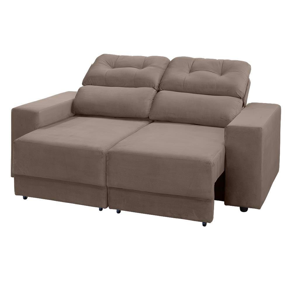 Sofá RBF Móveis Niterói 3 Lugares 182cm Retrátil Reclinável - 4