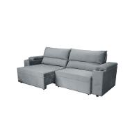 Sofá RBF Móveis Acapulco 4 Lugares Bipartido Retrátil Reclinável