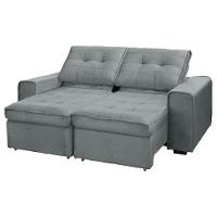 Sofá RBF Móveis Cedro 3 Lugares 212cm Retrátil Reclinável