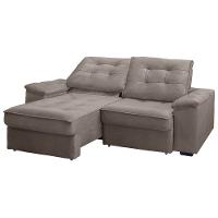 Sofá RBF Móveis Ypê 3 Lugares 212cm Retrátil Reclinável com Molas Ensacadas - 3